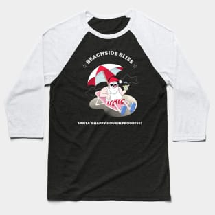 Santa claus on the beach Baseball T-Shirt